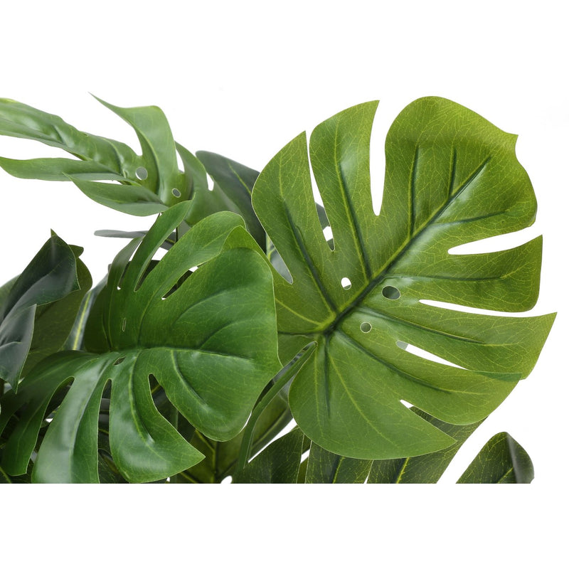 Artificial Monstera plant by 8th Street with vibrant green leaves and realistic foliage for home or office decor.