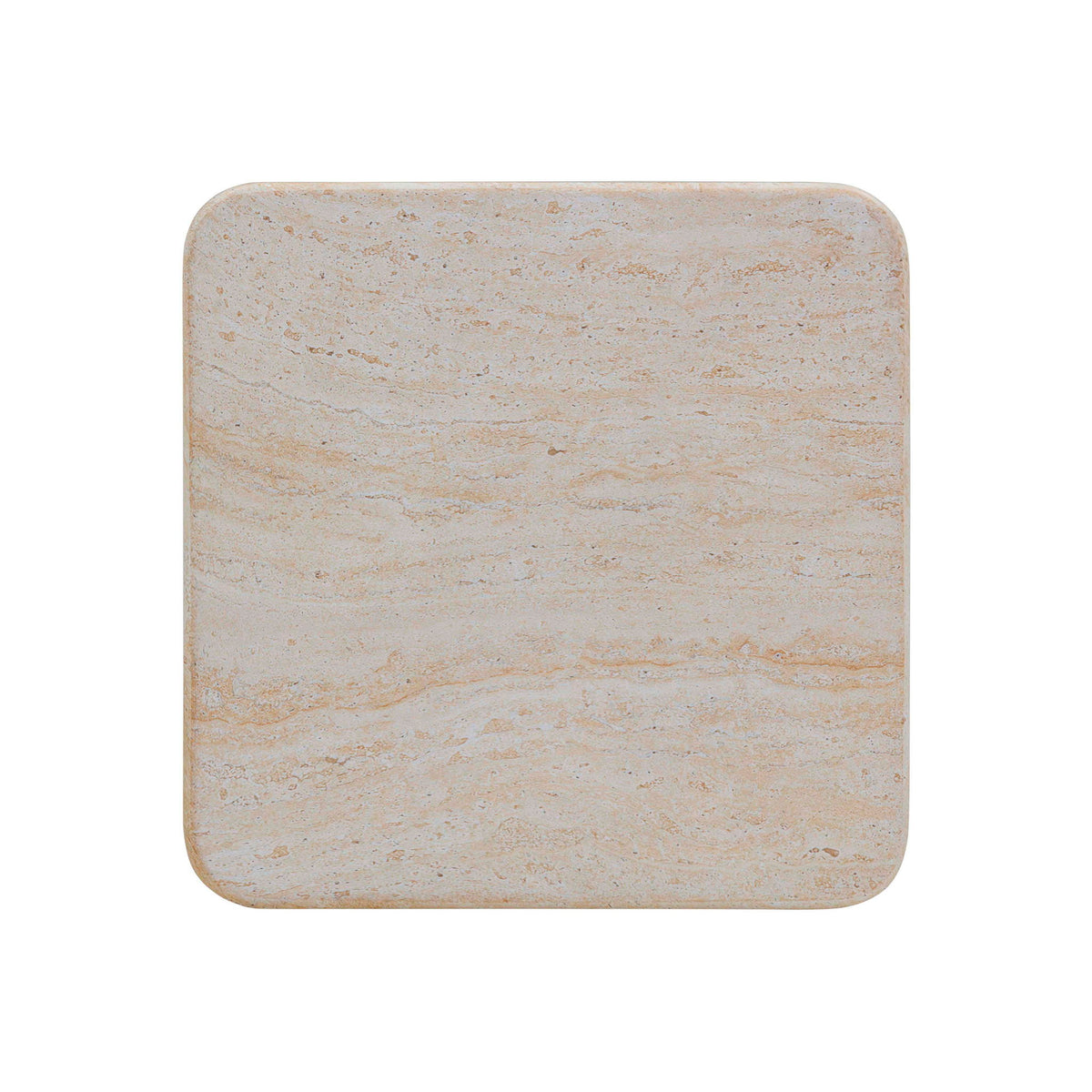 Brut - Concrete Indoor / Outdoor Side Table - Travertine & Breccia - R&R Furniture Gallery (Fountain Valley, CA)