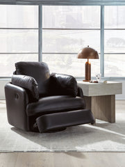 Modmax II - Swivel Glider Recliner - Black - R&R Furniture Gallery (Fountain Valley, CA)