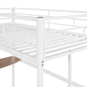 Bunk Bed With Desk, Ladder And Quality Slats For Bedroom - R&R Furniture Gallery (Fountain Valley, CA)