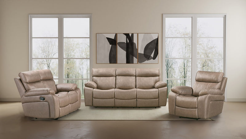 Theon - Manual Glider Reclining Sofa Set - R&R Furniture Gallery (Fountain Valley, CA)