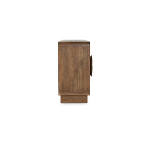 Vally - Wood 6 Door Buffet - Artisan Brown - R&R Furniture Gallery (Fountain Valley, CA)
