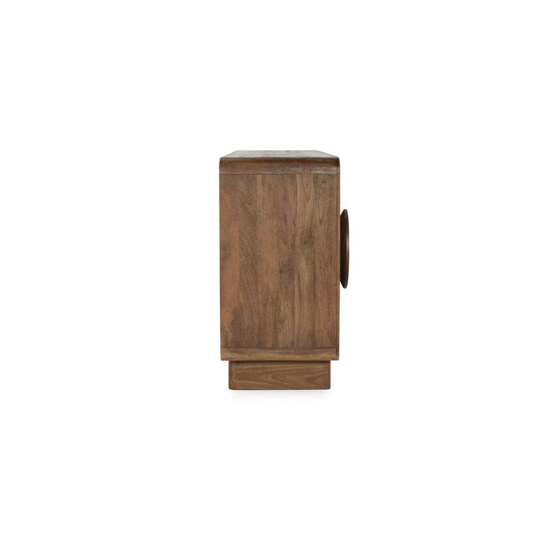 Vally - Wood 6 Door Buffet - Artisan Brown - R&R Furniture Gallery (Fountain Valley, CA)