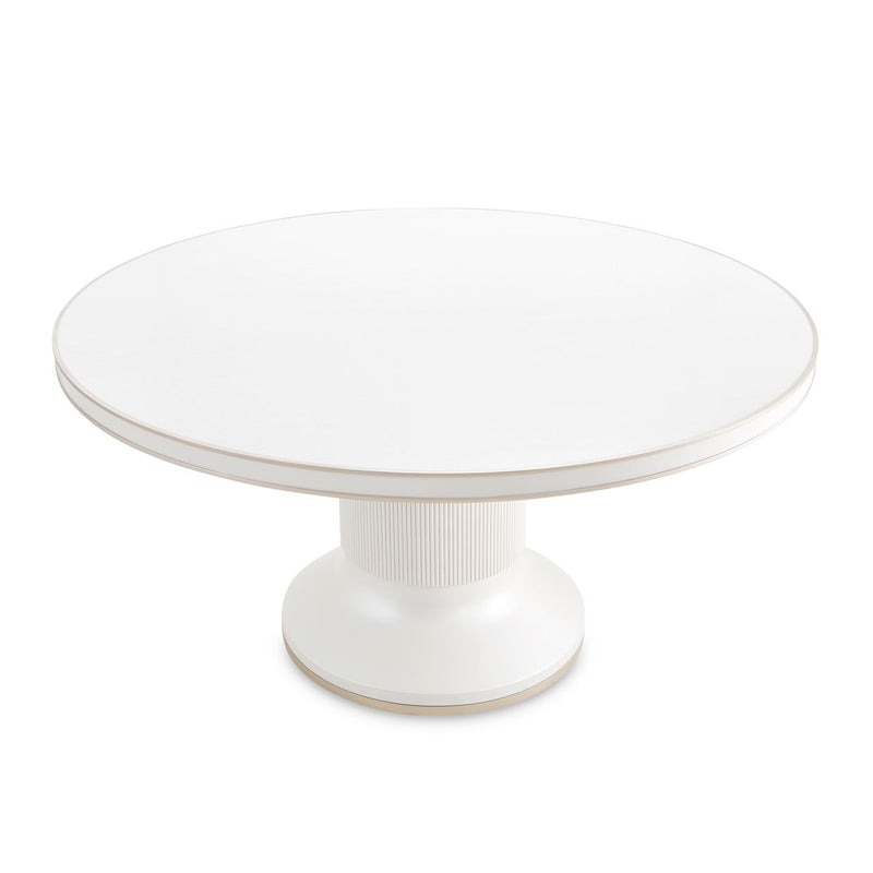 La Marisia - Round Dining Table - Creamy Pearl - R&R Furniture Gallery (Fountain Valley, CA)