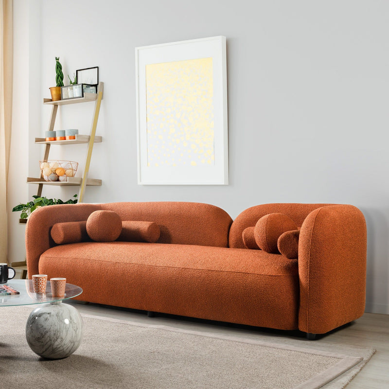 Donna - Japandi Style, Boucle Sofa - R&R Furniture Gallery (Fountain Valley, CA)