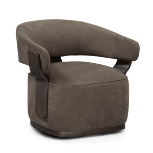 Madison - Linen Chenille Swivel Accent Chair - R&R Furniture Gallery (Fountain Valley, CA)