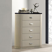 Travonte - Chest - Gray / Beige - R&R Furniture Gallery (Fountain Valley, CA)