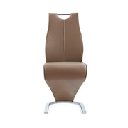 Tony - Dining Chairs (Set of 2) - Brown / Beige - R&R Furniture Gallery (Fountain Valley, CA)