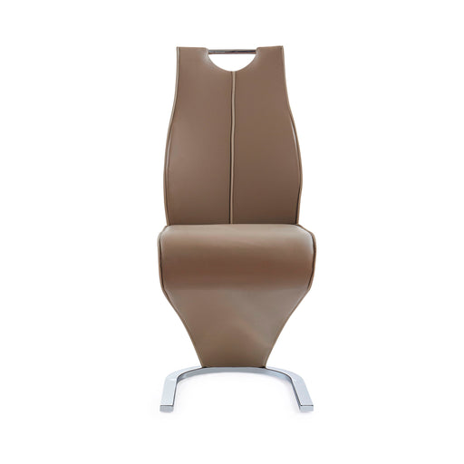 Tony - Dining Chairs (Set of 2) - Brown / Beige - R&R Furniture Gallery (Fountain Valley, CA)