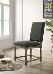 Everton - Fabric Chair With Nailhead Trim - R&R Furniture Gallery (Fountain Valley, CA)