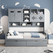 Daybed With All-In-One Cabinet And Shelf - R&R Furniture Gallery (Fountain Valley, CA)