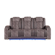 Duran - Power Reclining Sofa With Power Headrest - R&R Furniture Gallery (Fountain Valley, CA)