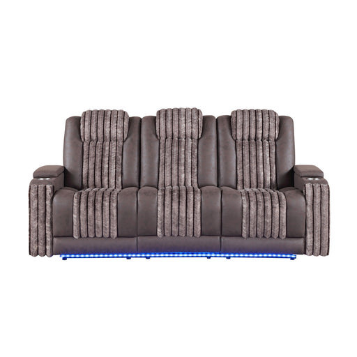 Duran - Power Reclining Set With Power Headrest - R&R Furniture Gallery (Fountain Valley, CA)