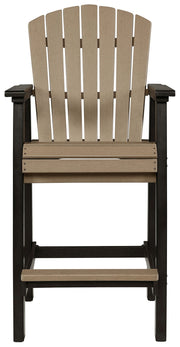 Fairen Trail - Tall Barstool (Set of 2) - Black / Driftwood - R&R Furniture Gallery (Fountain Valley, CA)