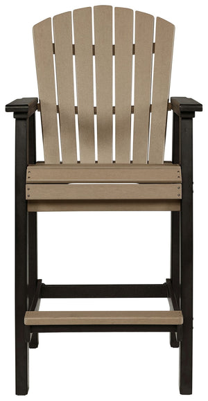 Fairen Trail - Tall Barstool (Set of 2) - Black / Driftwood - R&R Furniture Gallery (Fountain Valley, CA)