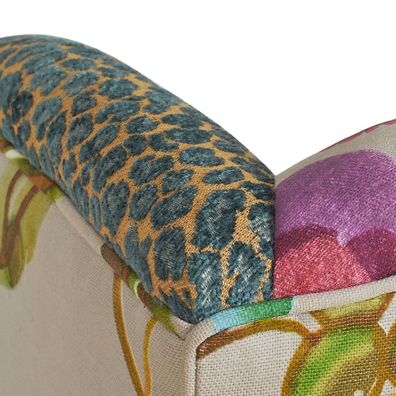 Anya - Boho Chic Wingback Accent Arm Chair - R&R Furniture Gallery (Fountain Valley, CA)