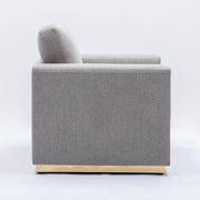 Valin - Chair - Gray Linen - R&R Furniture Gallery (Fountain Valley, CA)