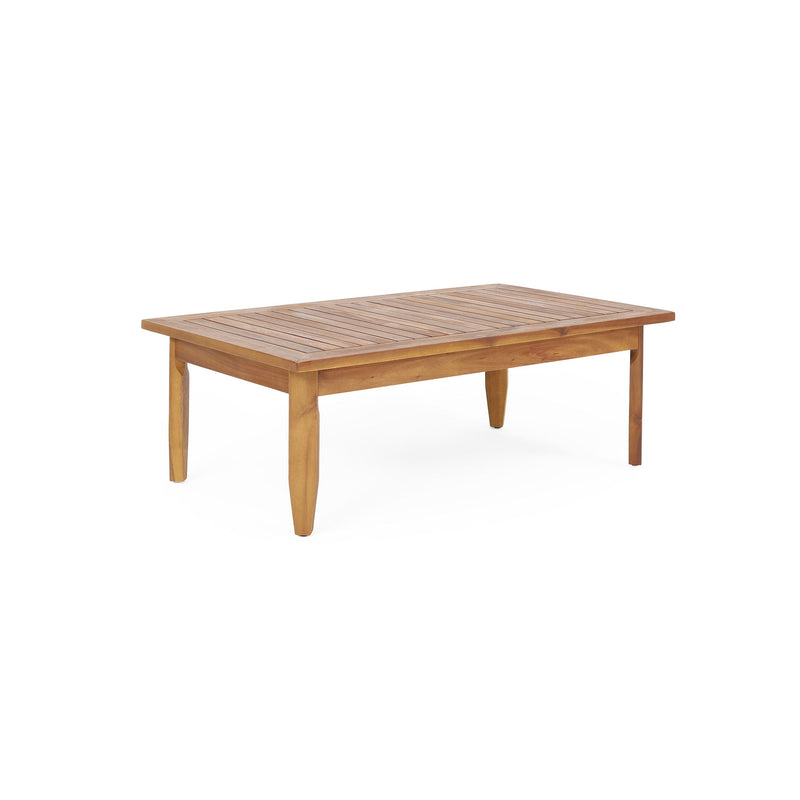 Urbanek - Acacia Wood Outdoor Conversation Set - Teak - R&R Furniture Gallery (Fountain Valley, CA)