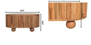 Soba - Ball Lid Up Coffee Table - Oak - R&R Furniture Gallery (Fountain Valley, CA)
