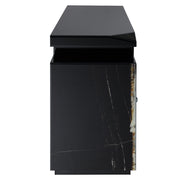 Drisana - TV Stand With Fireplace - Black Mirrored - R&R Furniture Gallery (Fountain Valley, CA)