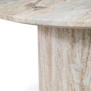 Amberly - Marble Round Coffee Table - Rusty Gray - R&R Furniture Gallery (Fountain Valley, CA)