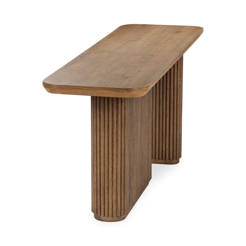 Vander - Solid Wood Rectangle Console Table - R&R Furniture Gallery (Fountain Valley, CA)