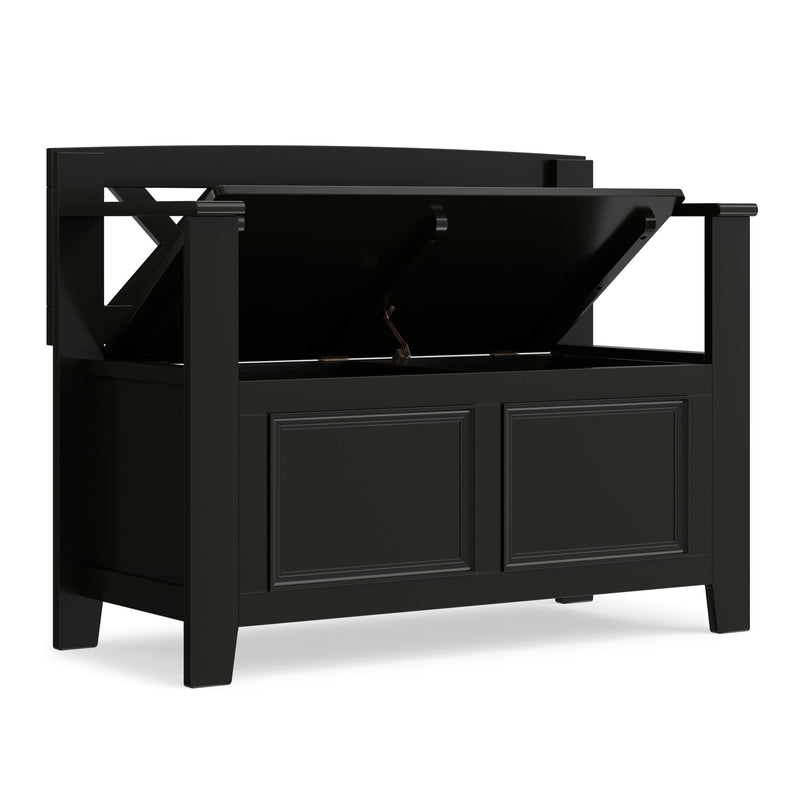 Amherst - Small Transitional Entryway Storage Bench - R&R Furniture Gallery (Fountain Valley, CA)