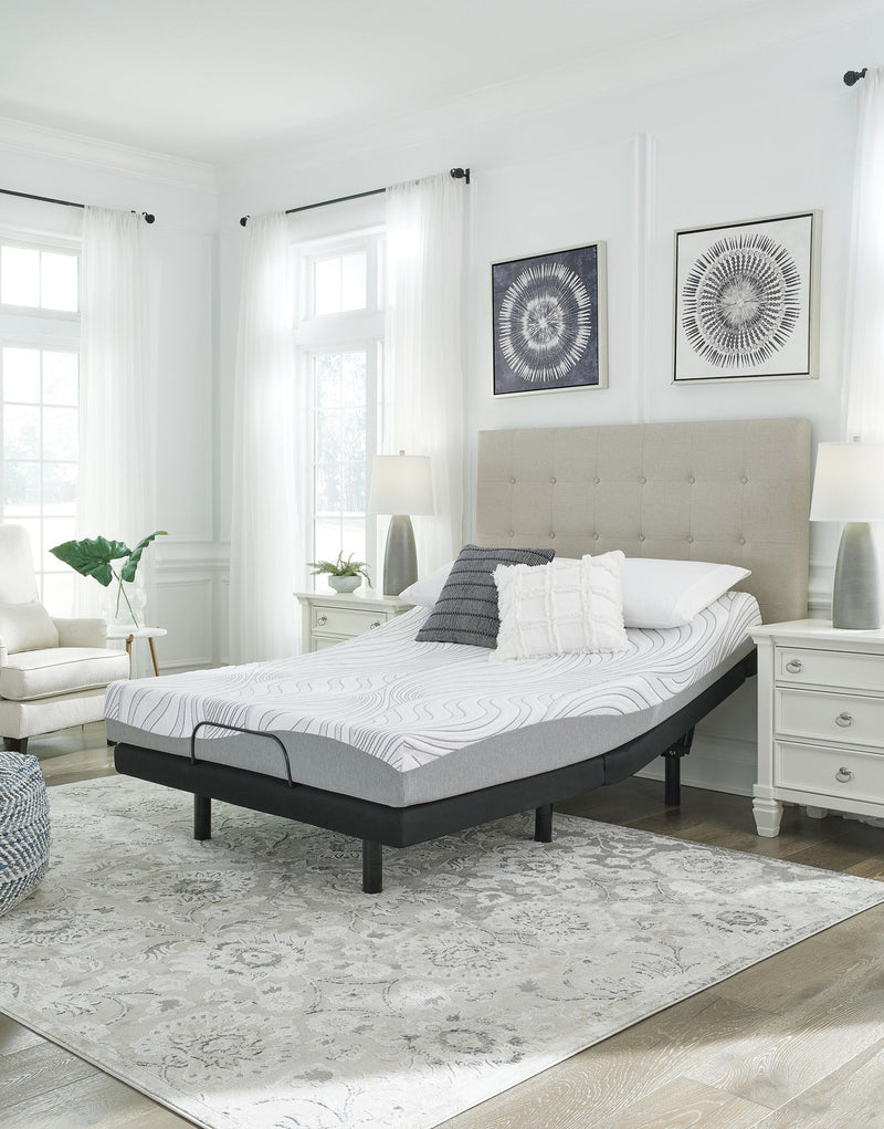 Sierra Sleep Essentials Firm Memory Foam Mattress showing a plush, supportive surface with a neutral-colored cover and clean design.
