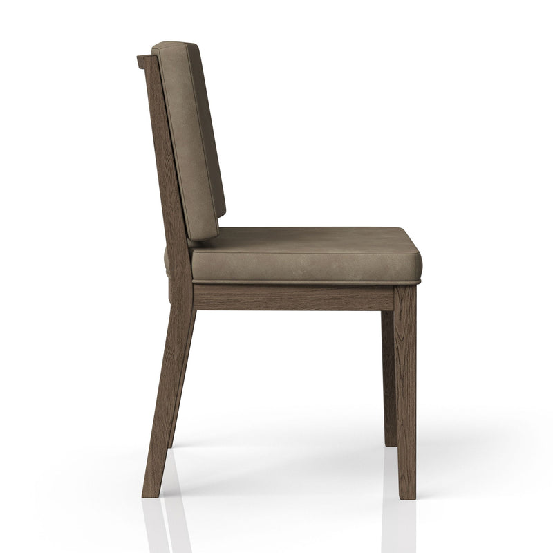 Soft Back Chair (Set of 2) - Light Brown - R&R Furniture Gallery (Fountain Valley, CA)