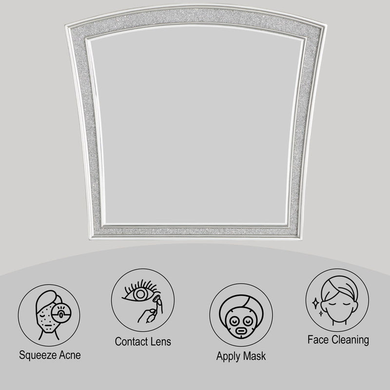 Maverick - Mirror - Platinum - R&R Furniture Gallery (Fountain Valley, CA)
