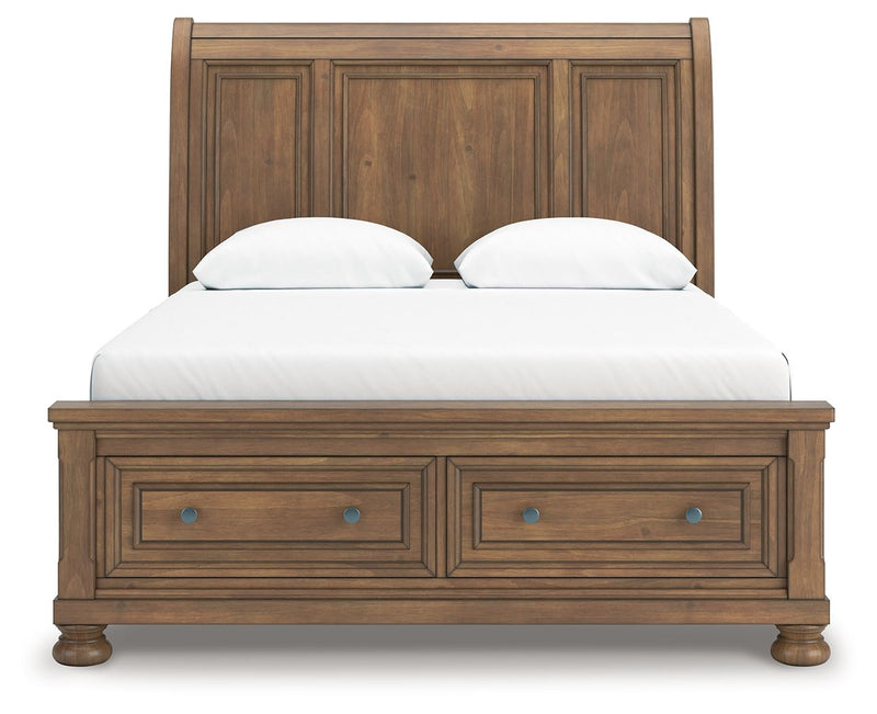 Feddinger - Storage Sleigh Bed - R&R Furniture Gallery (Fountain Valley, CA)