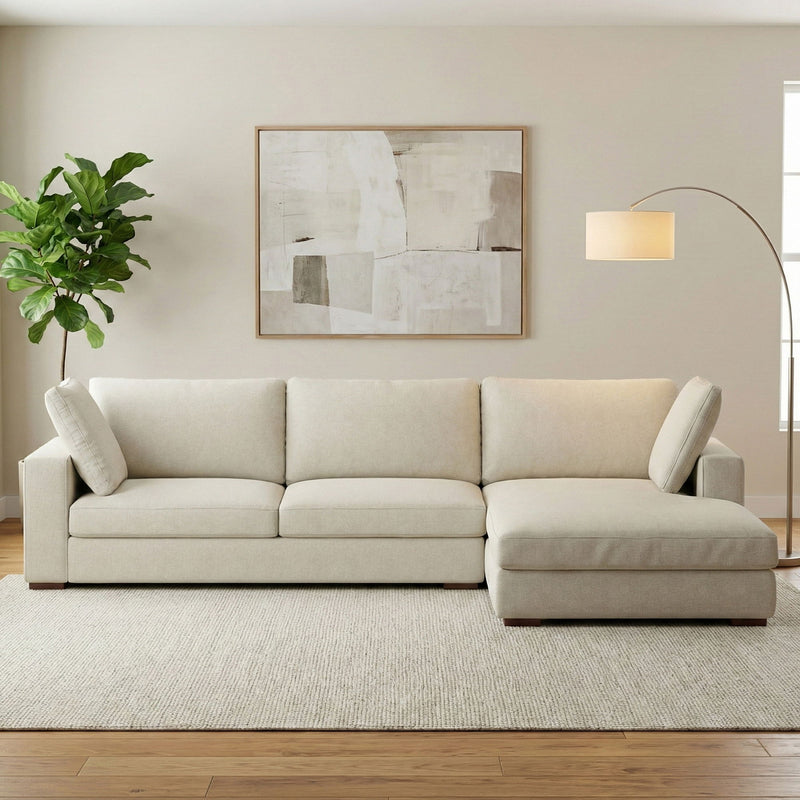 Charlie - Upholstered Deep Seater Sectional Sofa - R&R Furniture Gallery (Fountain Valley, CA)