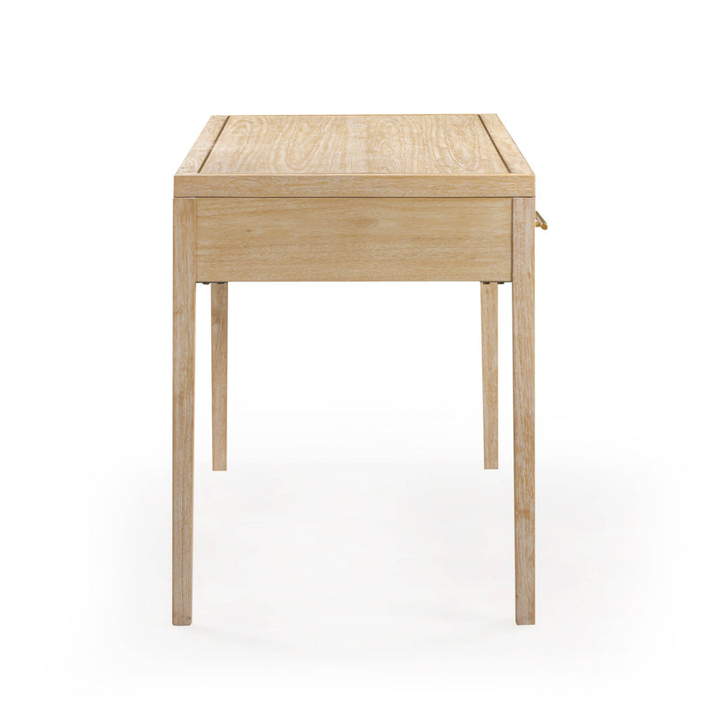 Hera - Executive Desk - Natural Washed - R&R Furniture Gallery (Fountain Valley, CA)