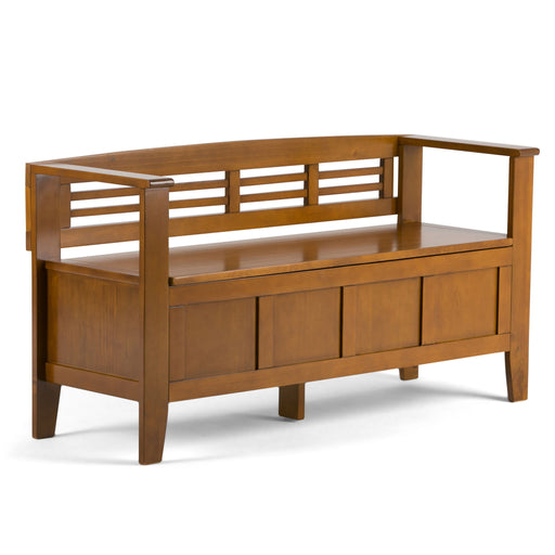 Adams - Entryway Storage Bench Handcrafted - R&R Furniture Gallery (Fountain Valley, CA)