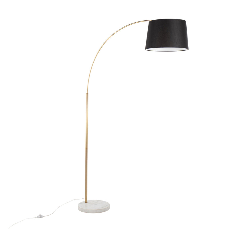 Lumi Source March contemporary floor lamp with sleek design and elegant finish, standing tall with a modern aesthetic.