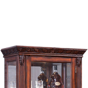 Addy - Curio Cabinet - Cherry - R&R Furniture Gallery (Fountain Valley, CA)