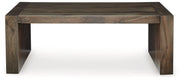 Dreggan - Rectangular Cocktail Table - Brown - R&R Furniture Gallery (Fountain Valley, CA)