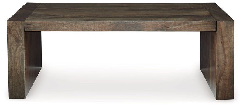 Dreggan - Rectangular Cocktail Table - Brown - R&R Furniture Gallery (Fountain Valley, CA)