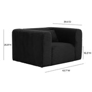 Tarra - Fluffy Oversized Corduroy Armchair - R&R Furniture Gallery (Fountain Valley, CA)