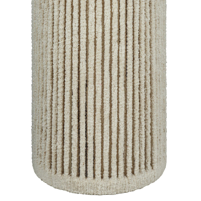 Tapered - Chenille Fiber Floor Lamp - Natural - R&R Furniture Gallery (Fountain Valley, CA)