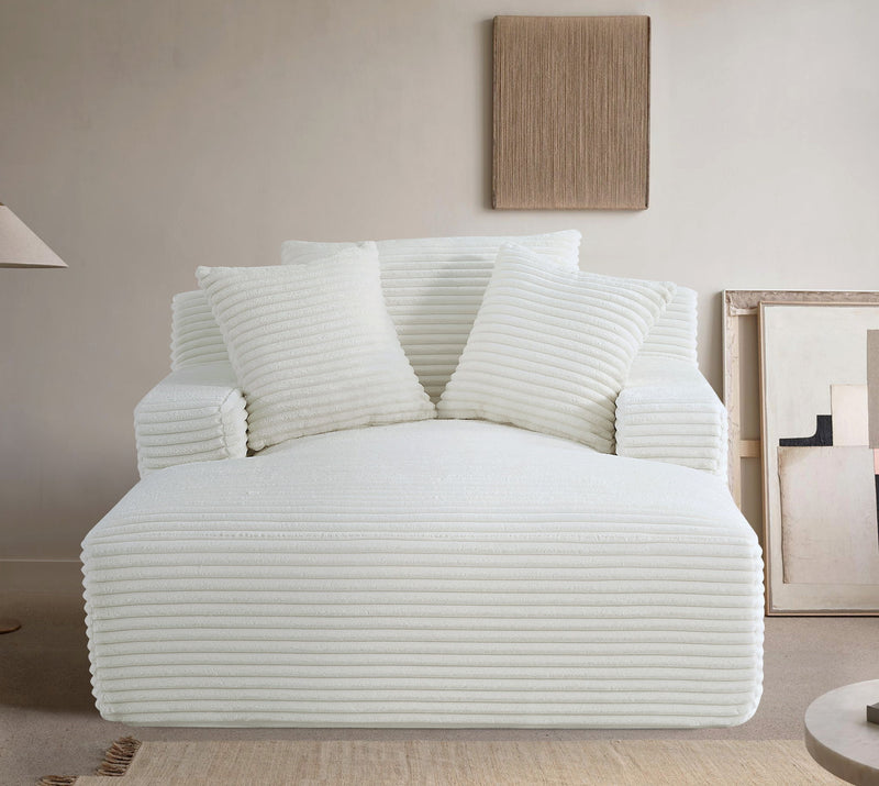 Cloudline - Oversized Chaise Lounge, Modern Comfy Couch With Full Foam Cushioning, Cozy Sleeper Sofabed - R&R Furniture Gallery (Fountain Valley, CA)