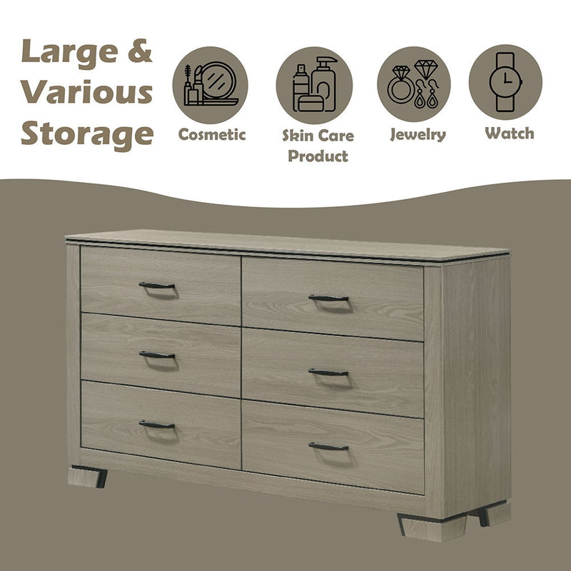 Joanna - Dresser - Weathered Gray - R&R Furniture Gallery (Fountain Valley, CA)