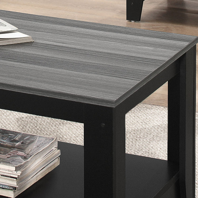 Table Set, Coffee, End, Side, Accent For Living Room Transitional (Set of 3) - Black - R&R Furniture Gallery (Fountain Valley, CA)
