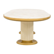 Scotts Square - Oval Dining Table - Light Champagne - R&R Furniture Gallery (Fountain Valley, CA)