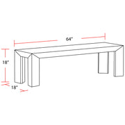 Crossings - Downtown Dining Bench - Amber - R&R Furniture Gallery (Fountain Valley, CA)