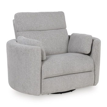 ModMax Luxe - Swivel Glider Power Recliner - Flint - R&R Furniture Gallery (Fountain Valley, CA)