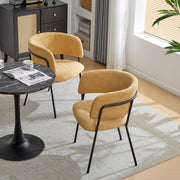 Modern Upholstered Arm Dining Chair Set - R&R Furniture Gallery (Fountain Valley, CA)