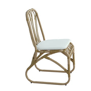 Outdoor Wicker Dining Chairs With Washable Cushion (Set of 2) - R&R Furniture Gallery (Fountain Valley, CA)