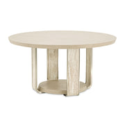 Lotus Bay - 60" Round Dining Table - Sand - R&R Furniture Gallery (Fountain Valley, CA)