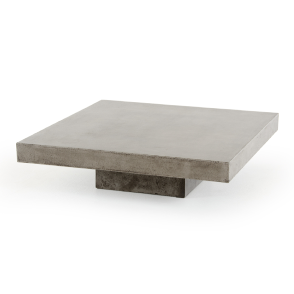 Morley Modern Concrete Coffee Table — view 4